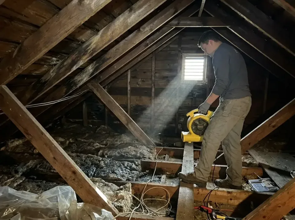 attic-water-damage-drying-proc-007 — frequently asked questions, Emergency Water Extraction & 24/7 Flood Response in Rio Hon…